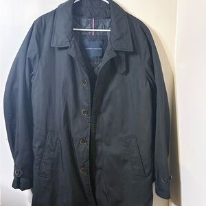 Tommy Hilfiger Dark Gray Men's Trench Coat